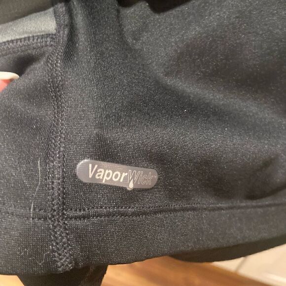 The North Face Cycling 1/4 Zip Pullover Sz XL Vaporwick Black Gray Back Pocket - Picture 5 of 12